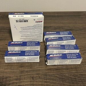 ACDelco Platinum Spark Plugs/set of 6 Part Number: 41-806 (GM#19308036)